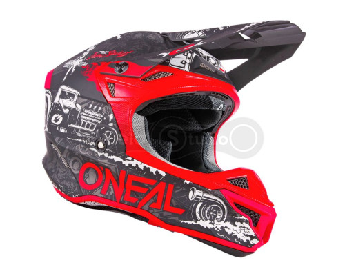 Шолом O`Neal 5SRS Polyacrylite Helmet HR Black/Red L (59/60 см)