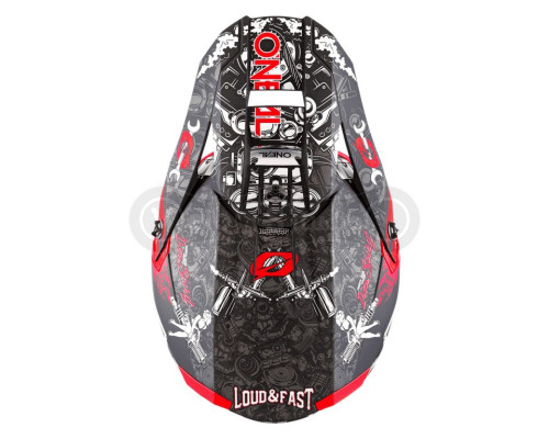 Шолом O`Neal 5SRS Polyacrylite Helmet HR Black/Red L (59/60 см)