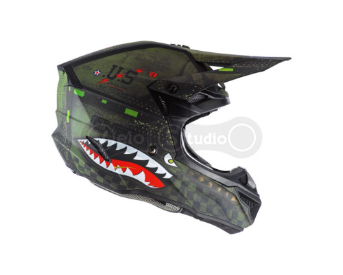 Шолом O`Neal 5SRS Polyacrylite Helmet Warhawk Black/Green M (57/58 см)