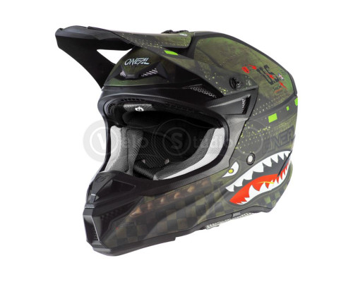 Шолом O`Neal 5SRS Polyacrylite Helmet Warhawk Black/Green M (57/58 см)