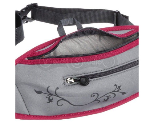 Сумка на пояс Deuter Neo Belt II silver-magenta