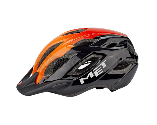 Вело шлем MET Crossover Black Orange M (52-59 см)
