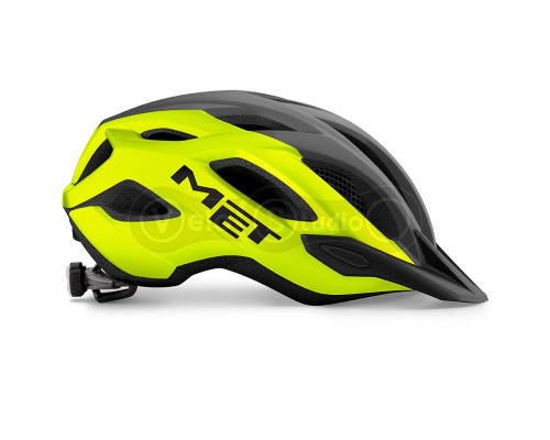 Вело шолом MET Crossover Fluo Yellow Gray XL (60-64 см)
