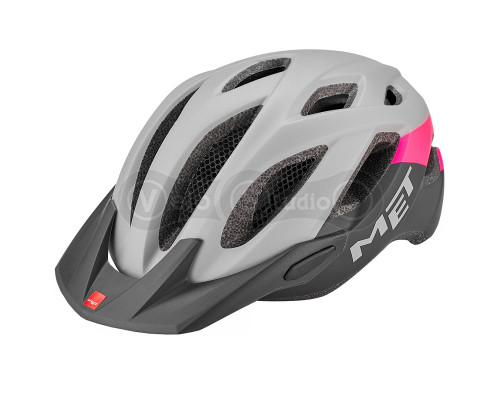 Вело шлем MET Crossover Gray Pink Matt M (52-59 см)