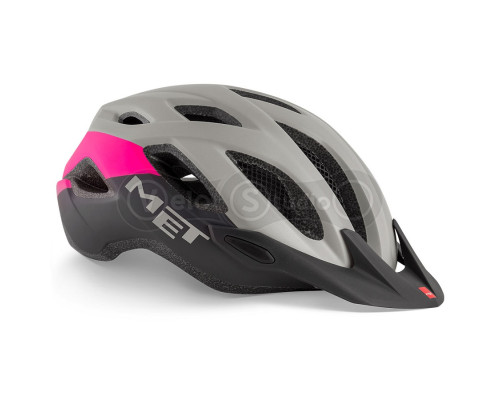 Вело шлем MET Crossover Gray Pink Matt M (52-59 см)