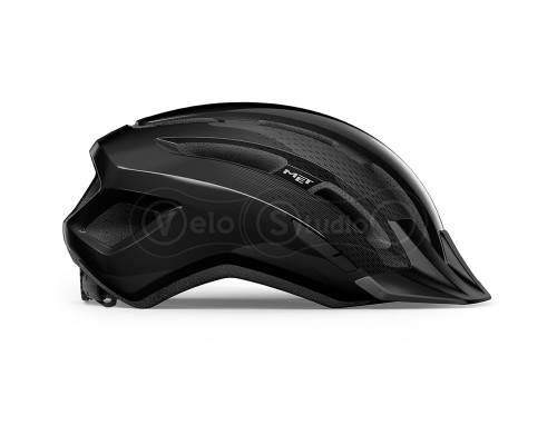 Вело шолом MET Downtown Black Glossy S/M (52-58 см)