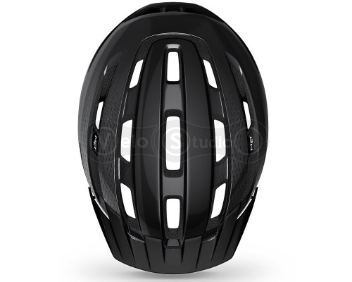 Вело шолом MET Downtown Black Glossy S/M (52-58 см)