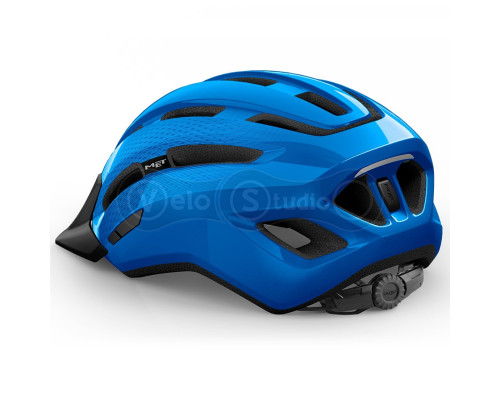 Вело шолом MET Downtown Blue Glossy S/M (52-58 см)