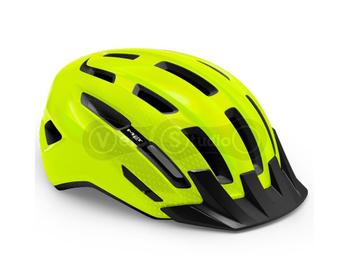 Вело шолом MET Downtown Fluo Yellow Glossy M/L (58-61 см)