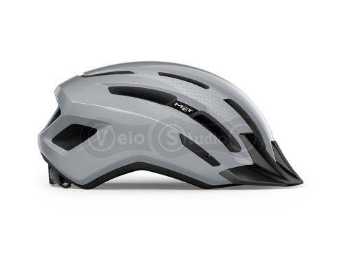 Вело шолом MET Downtown Gray Glossy S/M (52-58 см)