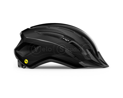 Вело шлем MET Downtown MIPS Black Glossy S/M (52-58 см)