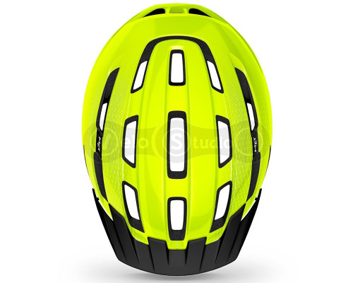 Вело шолом MET Downtown MIPS Fluo Yellow Glossy S/M (52-58 см)