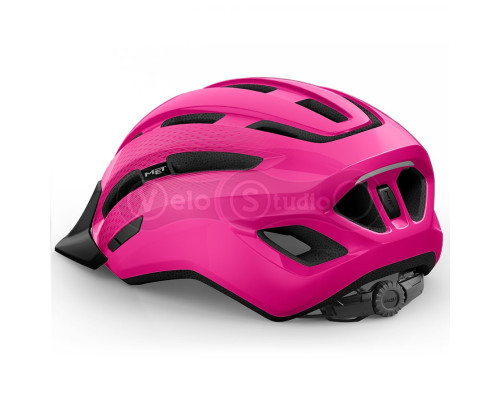 Вело шолом MET Downtown Pink Glossy S/M (52-58 см)