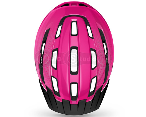 Вело шолом MET Downtown Pink Glossy S/M (52-58 см)