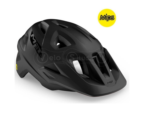Вело шолом MET Echo MIPS Black L (57-60 см)