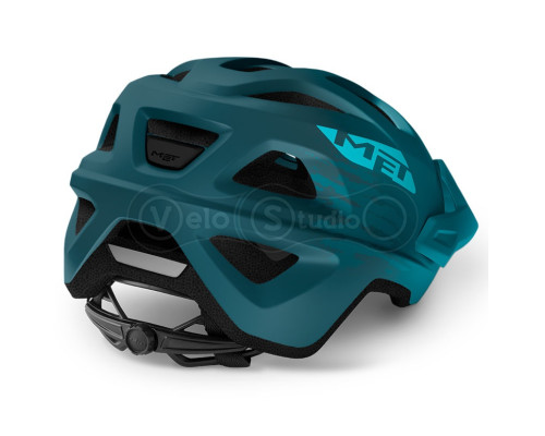 Вело шолом MET Echo Petrol Blue Matt L (57-60 см)
