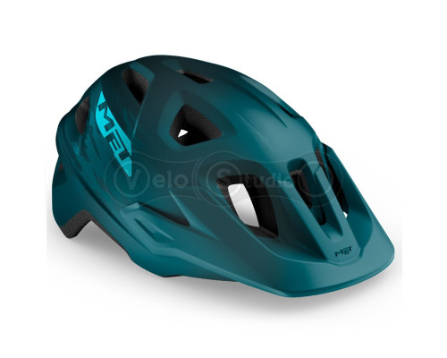 Вело шолом MET Echo Petrol Blue Matt L (57-60 см)