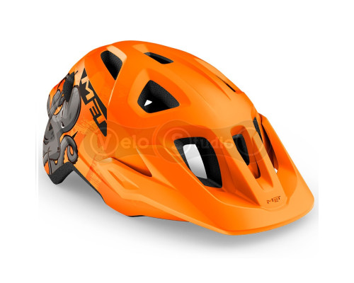 Вело шлем MET Eldar Orange Octopus Matt (52-57 см)