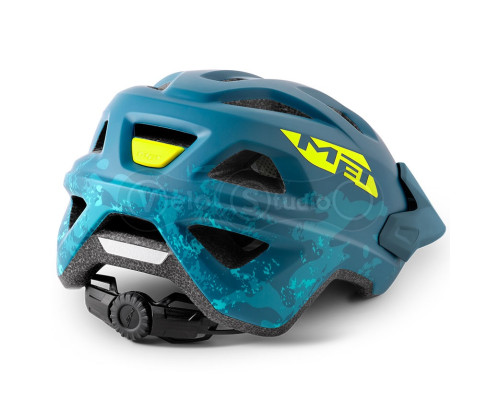 Вело шолом MET Eldar Petrol Blue Camo (52-57 см)