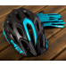 Вело шолом MET Lupo Black Light Blue M (54-58 см)