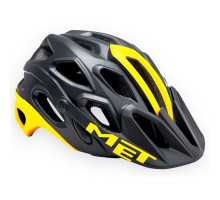 Вело шолом MET Lupo Black Yellow M (54-58 см)