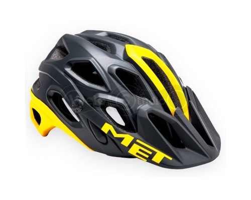 Вело шолом MET Lupo Black Yellow M (54-58 см)