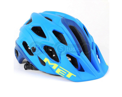 Вело шолом MET Lupo Cyan Petrol Blue L (58-62 см)