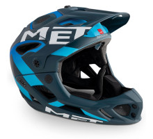 Вело шолом MET Parachute Blue Cyan S (51-56 см)