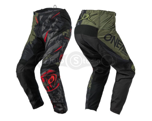 Мото штаны O`Neal Element Pants Ride Black Green размер 32
