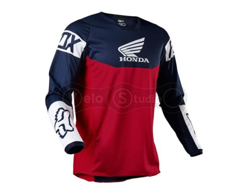 Джерси FOX 180 Honda Jersey Navy/Red размер XL