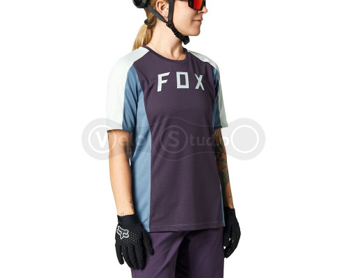 Джерси FOX Defend Womens Jersey SS Dark Purple размер XS