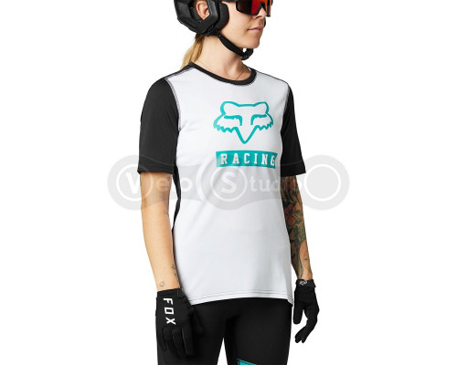 Джерси FOX Defend Womens Jersey SS White/Black размер XS