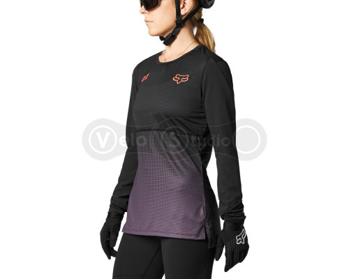 Джерси FOX Flexair LS Womens Black Purple размер S