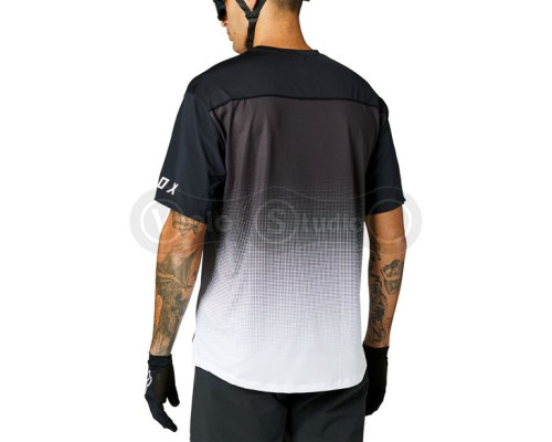 Джерси FOX Flexair SS Jersey Black/White размер M
