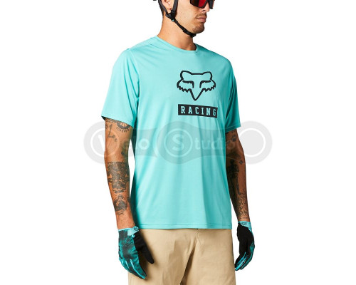 Джерсі FOX Ranger Block SS Jersey Teal розмір L