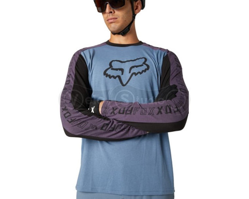 Джерсі FOX Ranger Drirelease LS Jersey Matte Blue розмір M