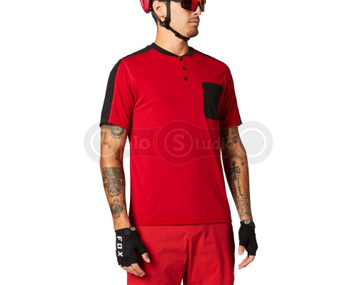 Джерси FOX Ranger Henley DR SS Chili размер L