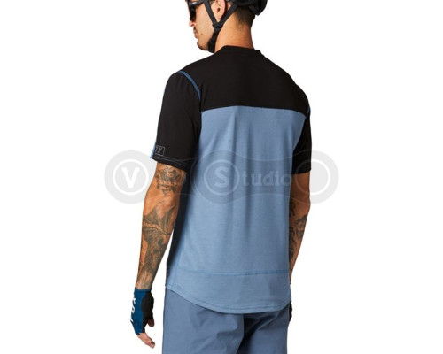 Джерсі FOX Ranger Henley DR SS Matte Blue розмір S
