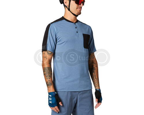 Джерсі FOX Ranger Henley DR SS Matte Blue розмір S