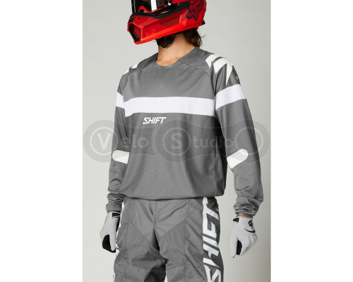 Джерси SHIFT White Label Void Jersey Grey/White размер L