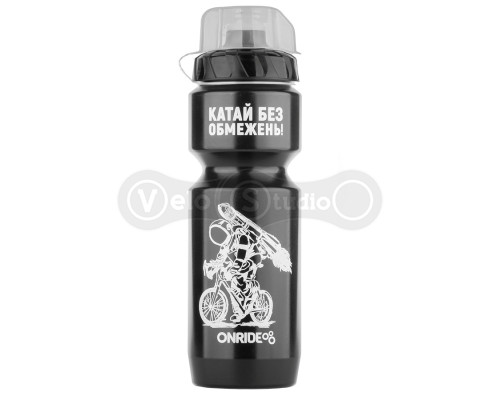 Фляга Onride Wally 800 мл чёрная с колпачком