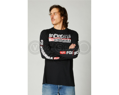 Футболка FOX Yoshimura LS Tee Black розмір M