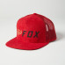 Кепка FOX Apex Snapback HAT Red/Black OS