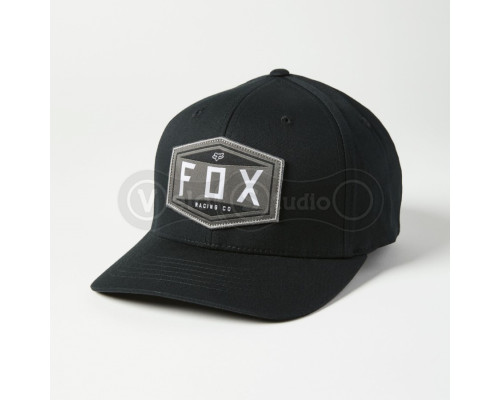 Кепка FOX Emblem Flexfit Hat Black L/XL