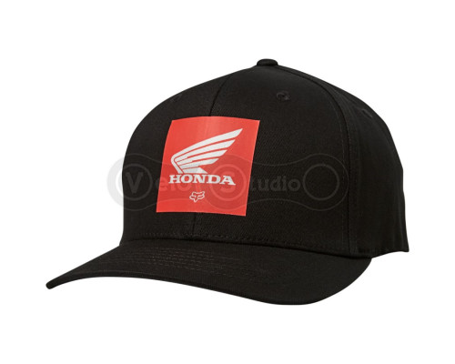 Кепка FOX Honda Flexfit Hat черная L/XL