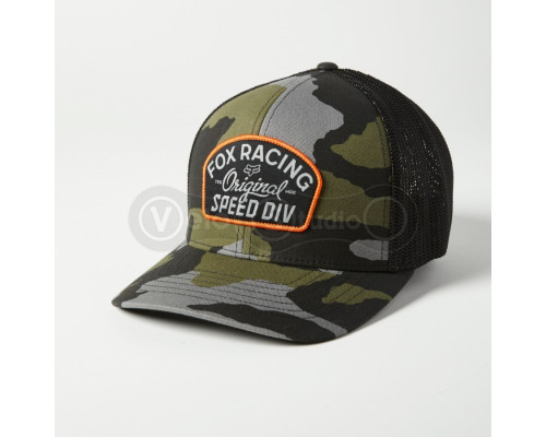 Кепка FOX OG Camo Flexfit Hat Green Camo S/M