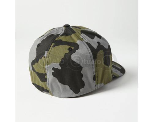 Кепка FOX Session Flexfit Hat Green Camo S/M