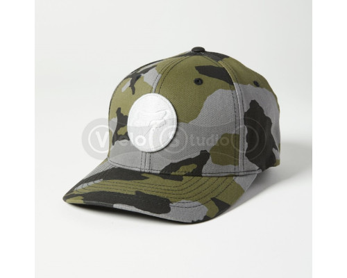 Кепка FOX Session Flexfit Hat Green Camo S/M