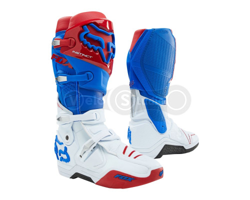 Мотоботи FOX Instinct Boot Blue Red US 12