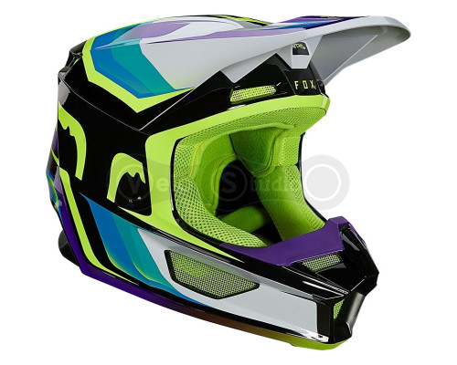 Мотошолом FOX V1 Mips Tro Helmet ECE Aqua L (59-60 см)